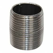 1/2" X CLOSE Black Steel Pipe Nipples