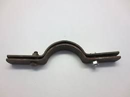 4" Riser Clamp; Black & Galvanized