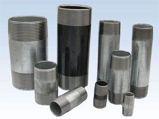 1-1/2" X 10" Galvanized Steel Pipe Nipples