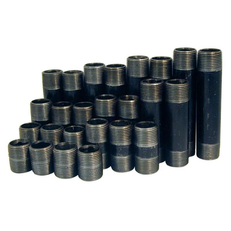 1/2" Black Steel Pipe Nipple Packs