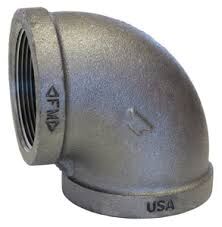 1-1/2" 90 Degree Galvanized Malleable Iron Elbows