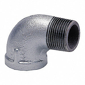 3/4" 90 Degree Galvanized Malleable Iron Street Elbows