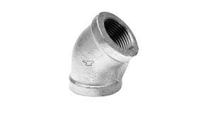 1-1/4" 45 Degree Galvanized Malleable Iron Elbows