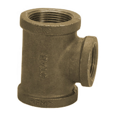 Lead Free* 1" Threaded Cast Bronze Reducing Tees