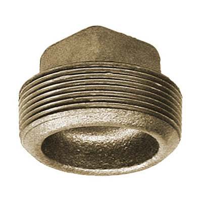 1-1/2" Lead Free* Threaded Cast Bronze Plug (Cored)