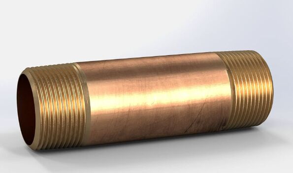 3/8" X 2" Brass Pipe Nipples
