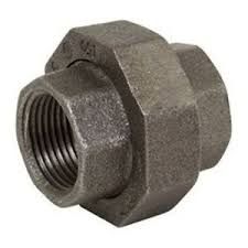 3" Black Malleable Iron Unions