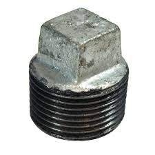 1/2" Galvanized Malleable Iron Plug (Cored)