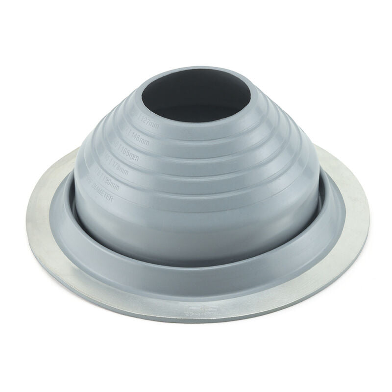 4-1/4" to 7-1/2" EPDM Round Base Metal Roof Flashing