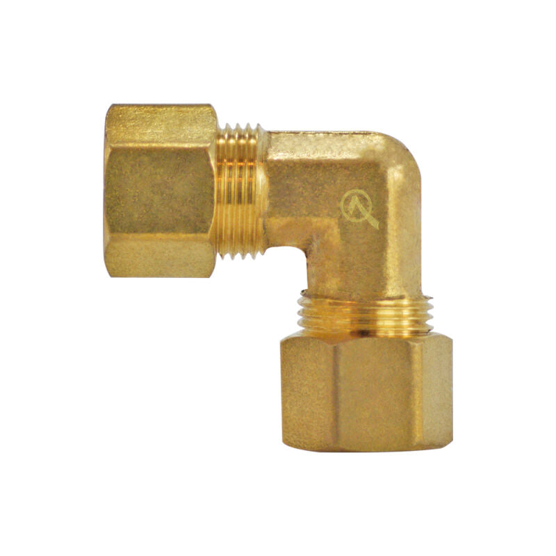7/8" Brass Compression Elbow 90 Lead Free