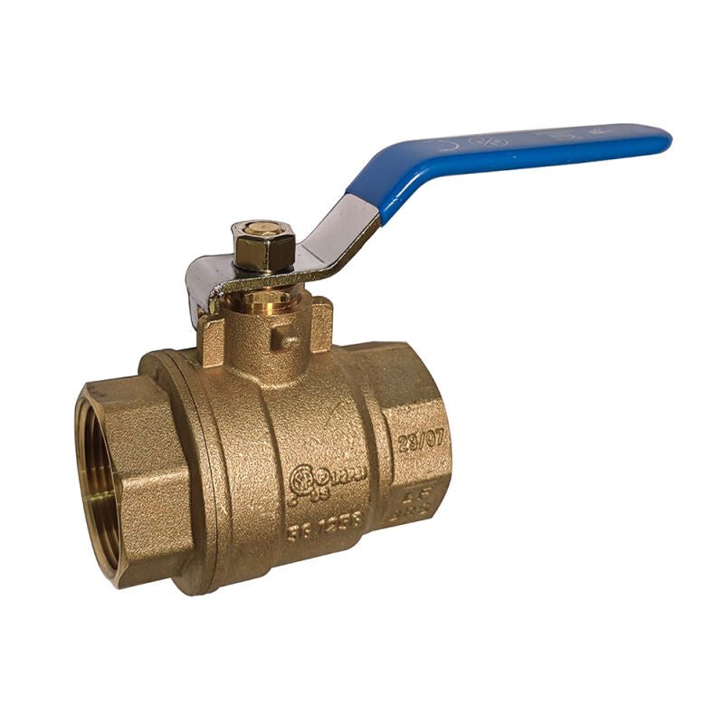 1/4" Lead Free Brass 2-Piece Full Port Ball Valves - THRD