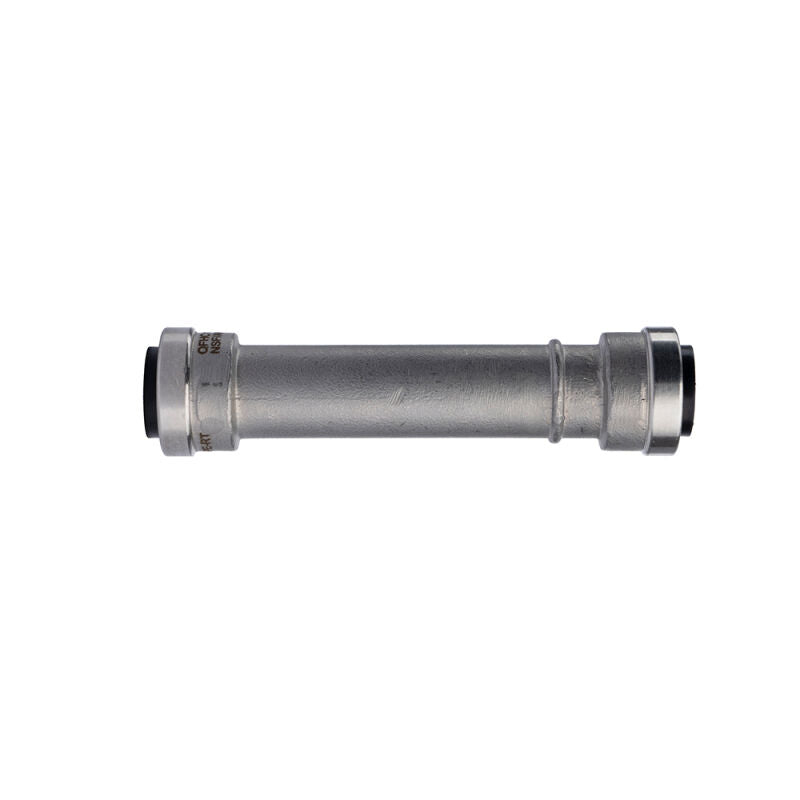 1/2" Push Connect Stainless Steel Slip Repair Coupling