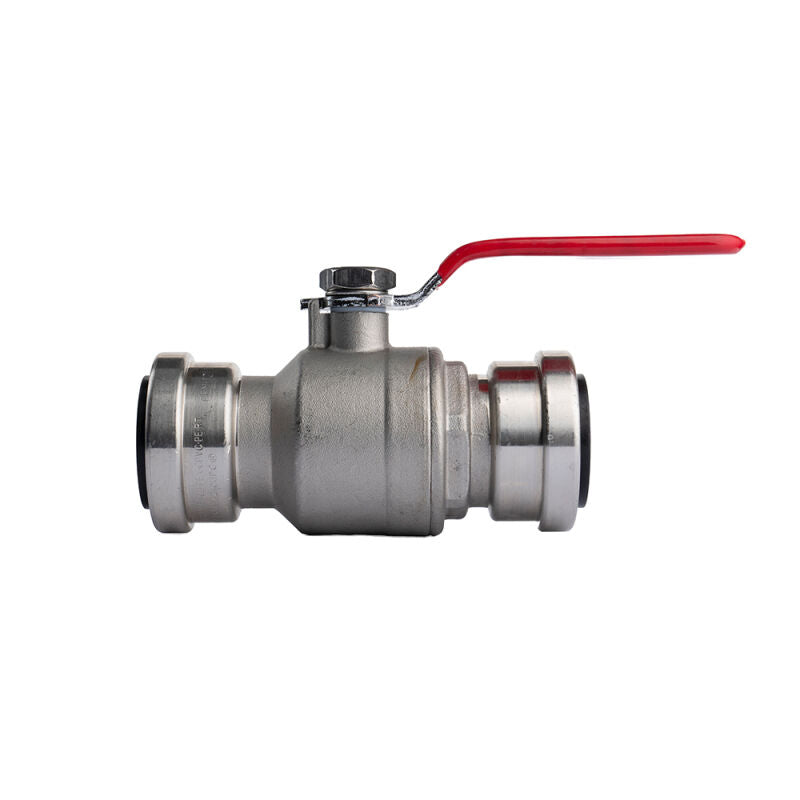 1-1/4" Push Connect Stainless Steel Full Port Ball Valve