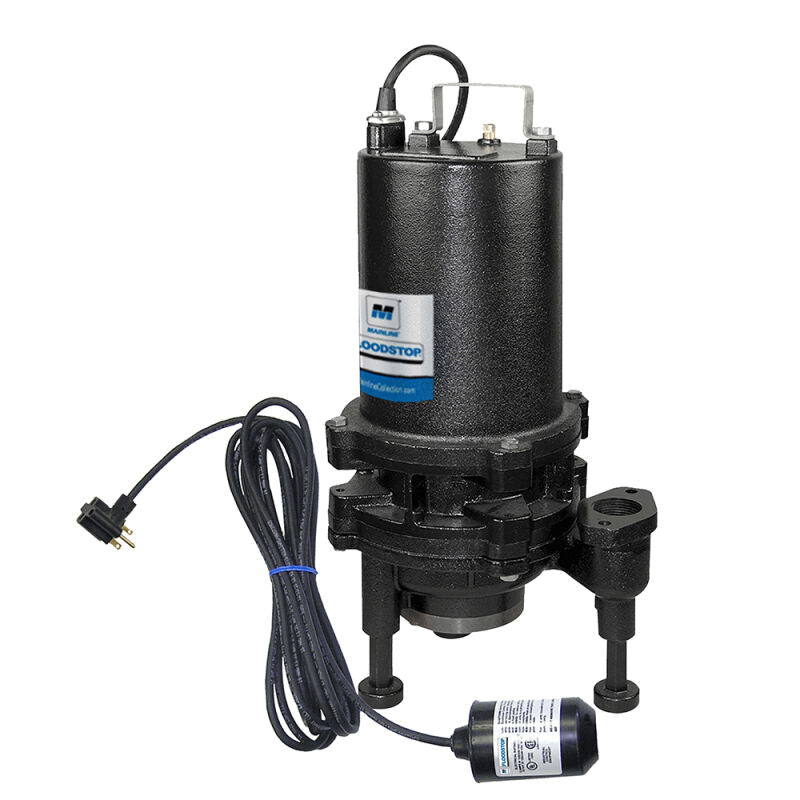 2HP Grinder Pump w/ Tethered Float and 20FT