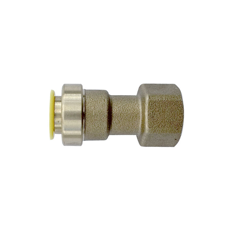1/2" HVAC Push Connect Brass SAE Flare Adapter