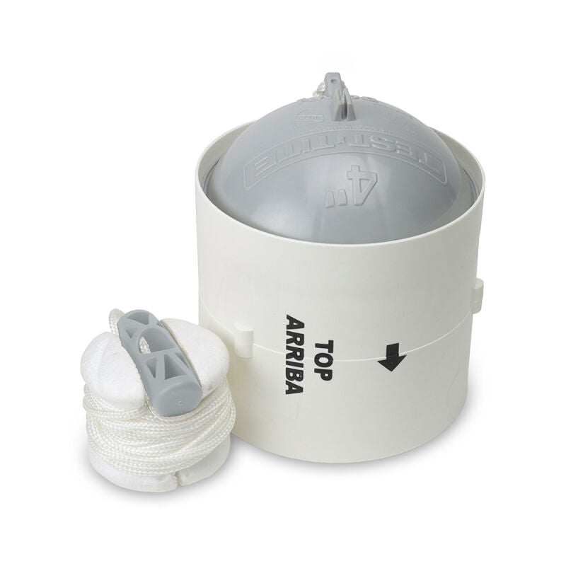 4" PVC HUB X SPIGOT TEST DOME COUPLING