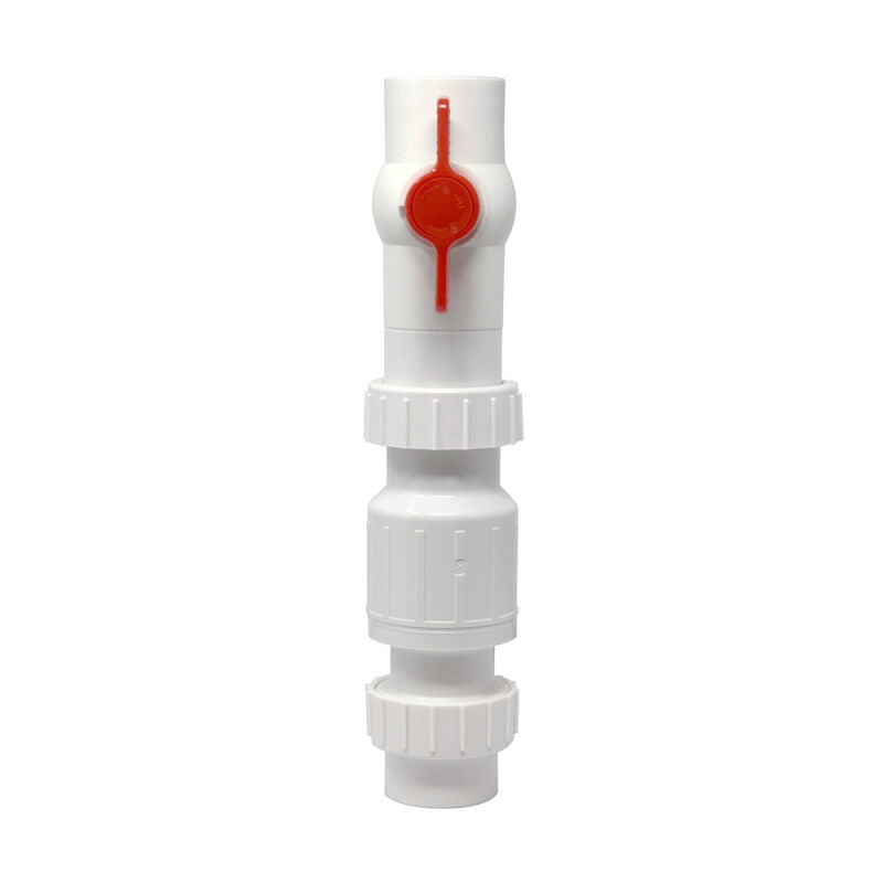 1-1/2" PVC Silent Sump Check Valve w/Ball Valve
