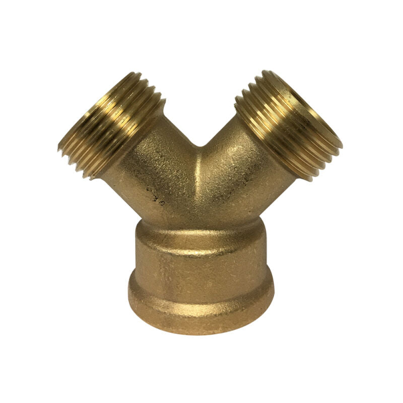 3/4" FHT x 3/4" MHT x 3/4" MHT Female Garden Hose x Male Garden Hose Wye