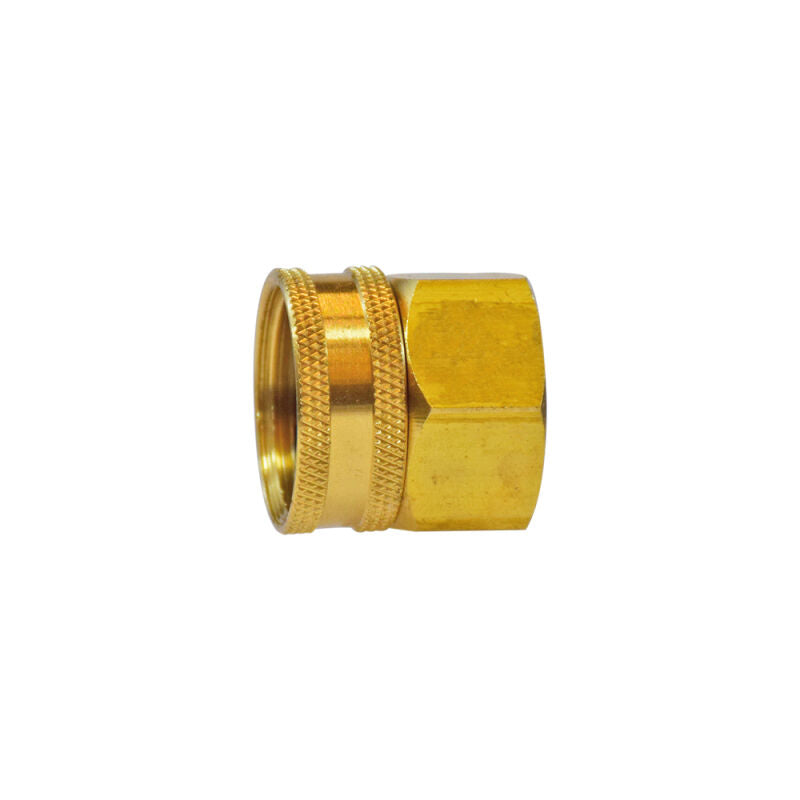 Jetisva 4 Pcs 3/4 inch Brass Garden Hose Quick Tap Connector Fittings Jetisva 4 Pcs 3/4 inch Brass Garden Hose Quick Tap Connector Fittings