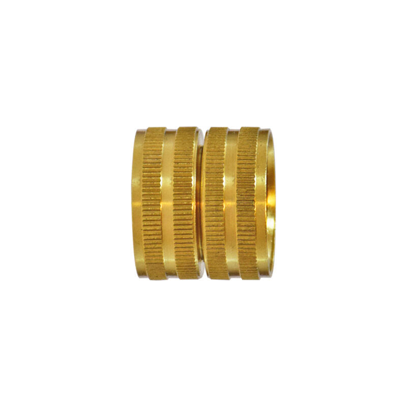 3/4" FHT x 3/4" FHT Female Garden Hose Adapter with Washer Lead Free