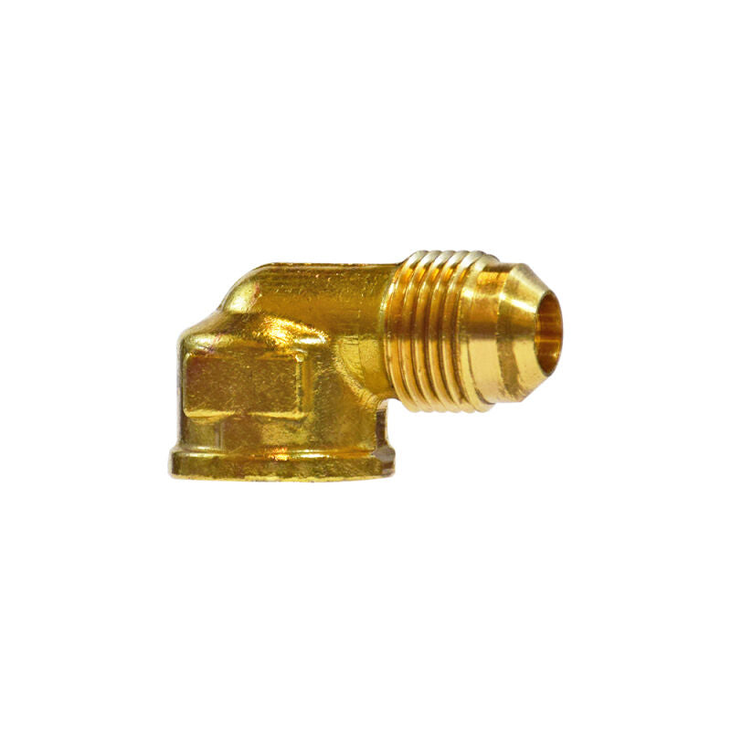 3/8" x 3/4" Flare Brass Female Elbow 90
