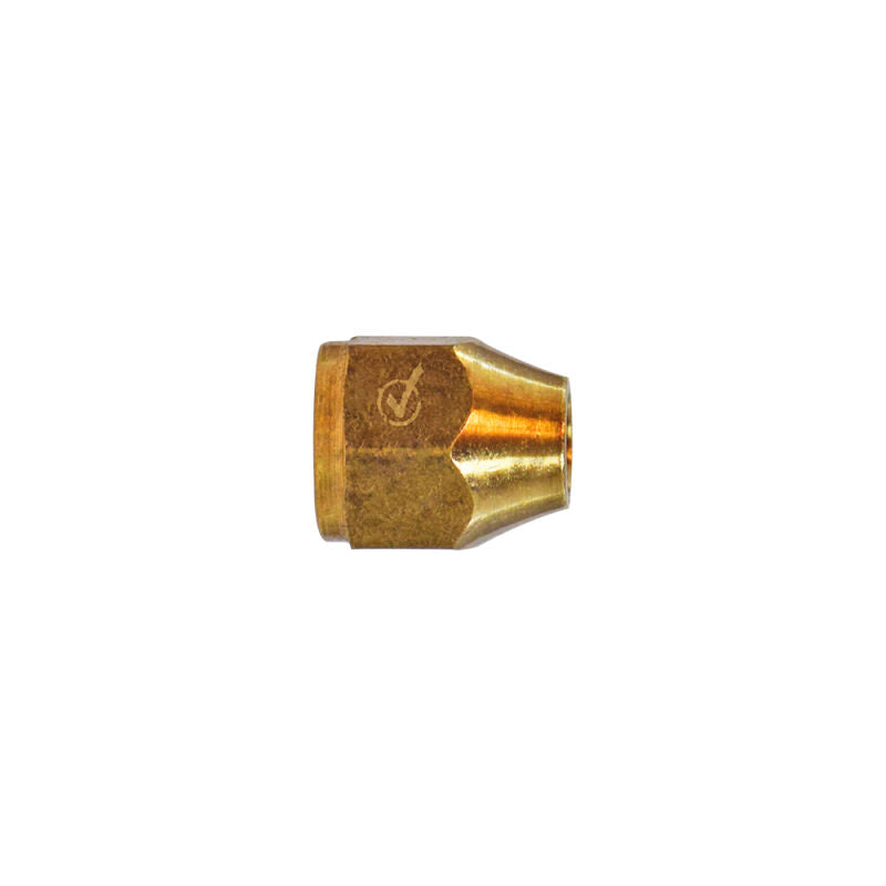 3/8" Flare Brass Short Nut Lead Free