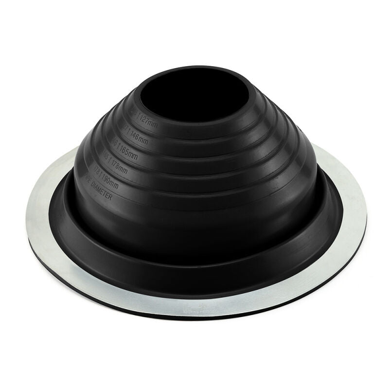 4-1/4" to 7-1/2" EPDM Round Base Metal Roof Flashing