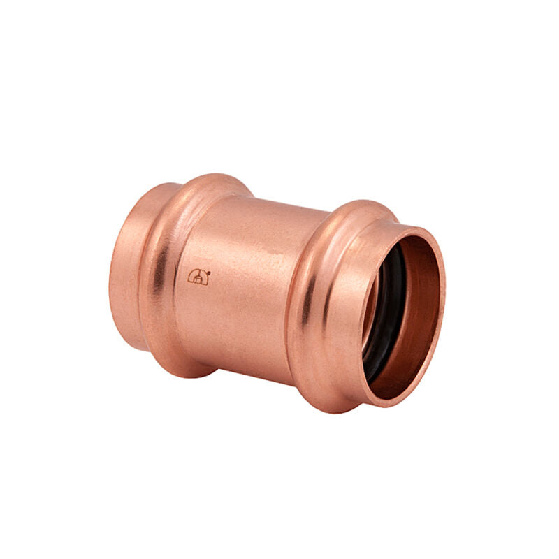 1-1/2" Press-Fit Copper Coupling Less Stop
