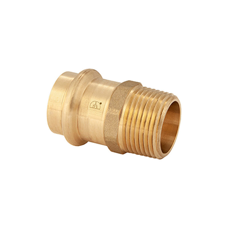 1/2" Press-Fit PRESS X MIP Brass Adapter Lead Free