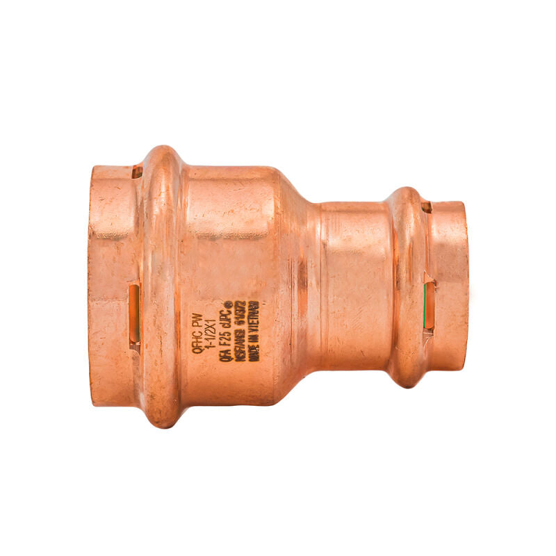 1-1/2" x 1" SurePress Copper Reducing Coupling