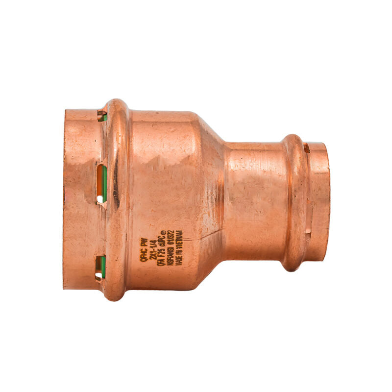 2" x 1-1/4" SurePress Copper Reducing Coupling