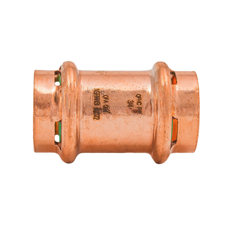 3/4" SurePress Copper Coupling Less Stop 10 Pack