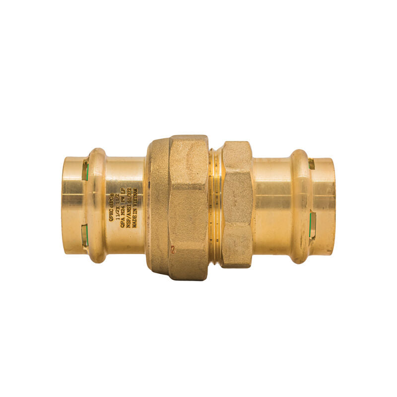 1-1/2" SurePress Brass Lead Free Union
