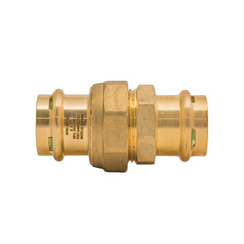 2" SurePress Brass Lead Free Union