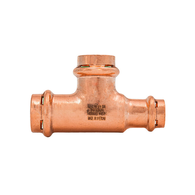 3/4" x 1/2" x 3/4" SurePress Copper Tee