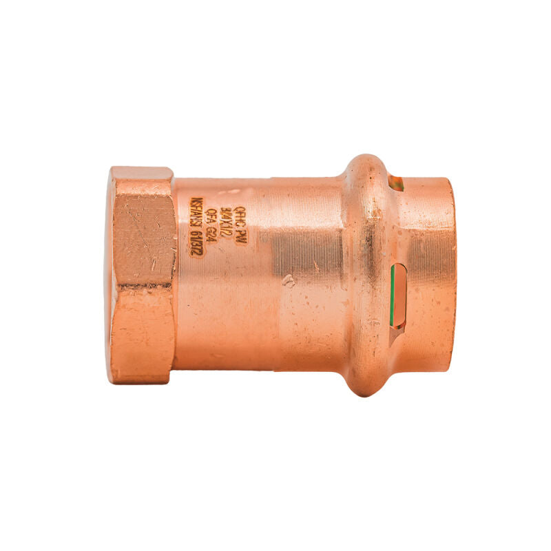 3/4" x 1/2" Press x FIP SurePress Copper Adapter