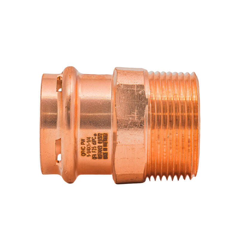 1-1/4" Press x MIP SurePress Copper Adapter