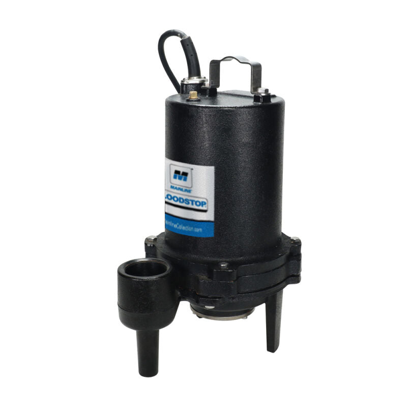 1HP Grinder Pump w/ Tethered Float and 20FT Piggyback Cord