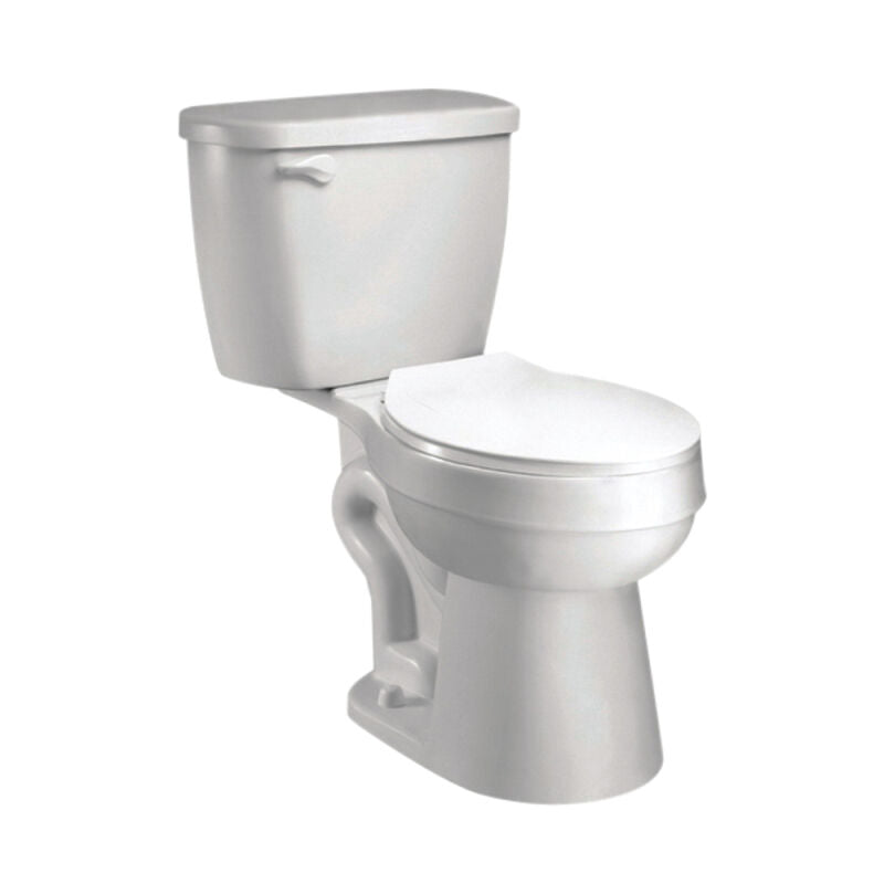 Durham Two-Piece Toilet Kit, Elongated 1.28 GPF Left Hand Flush 12" Rough