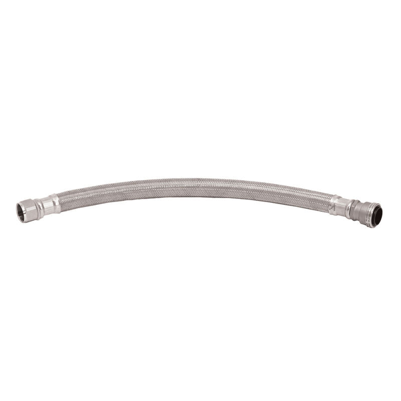 3/4" x 18" Push Connect Stainless Steel Braided Water Heater Connector