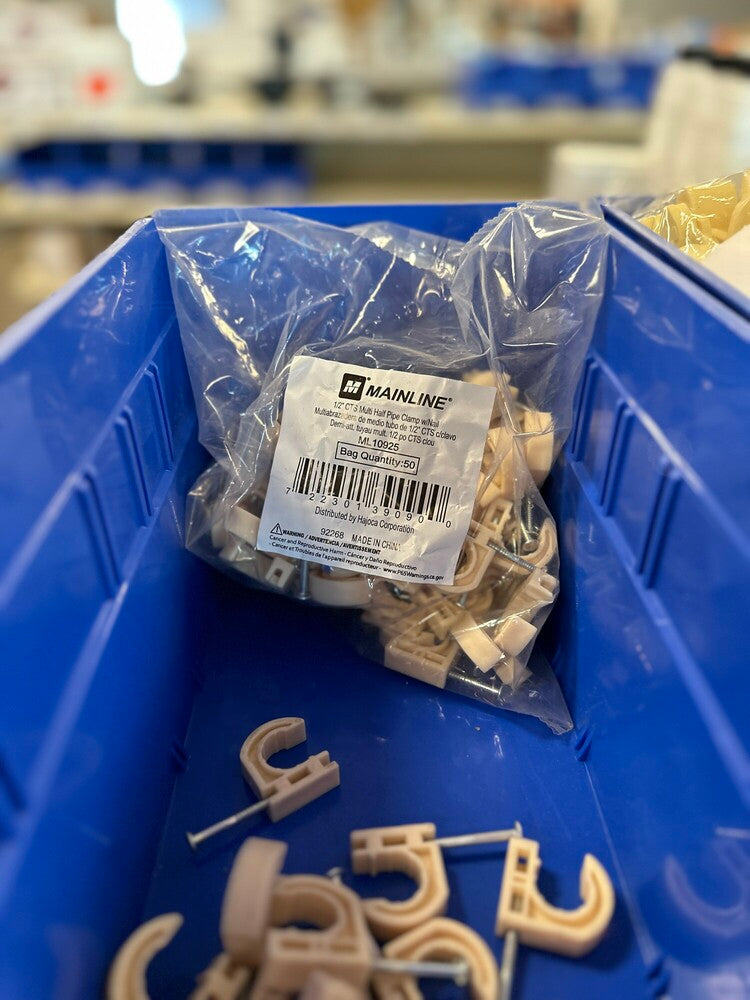 1/2" Multi Half Pipe Clamps