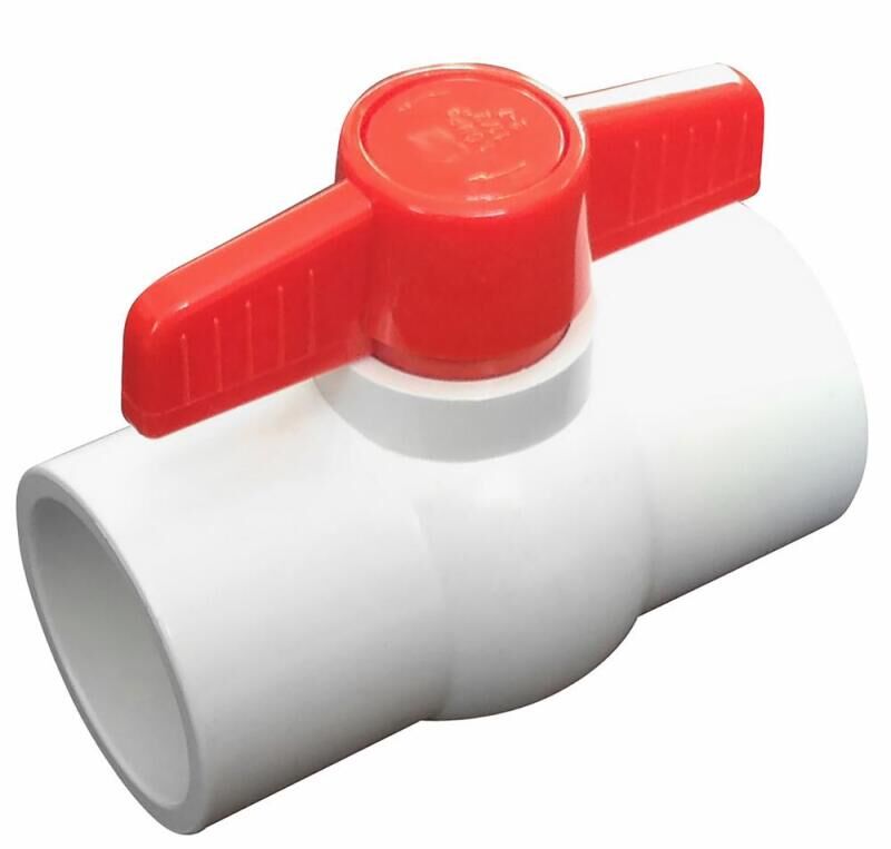 1-1/4" PVC Ball Valve Non-NSF SXS SCH40
