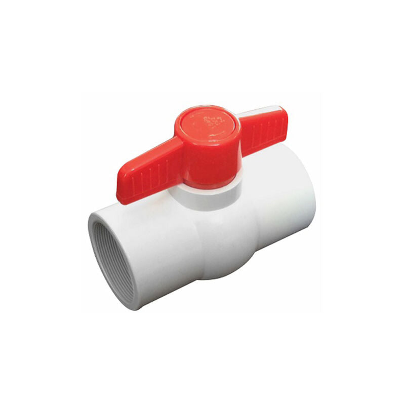1-1/4" PVC Ball Valve Non-NSF TXT SCH40