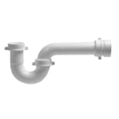 1-1/2" PVC Tubular P-Trap with Adapter