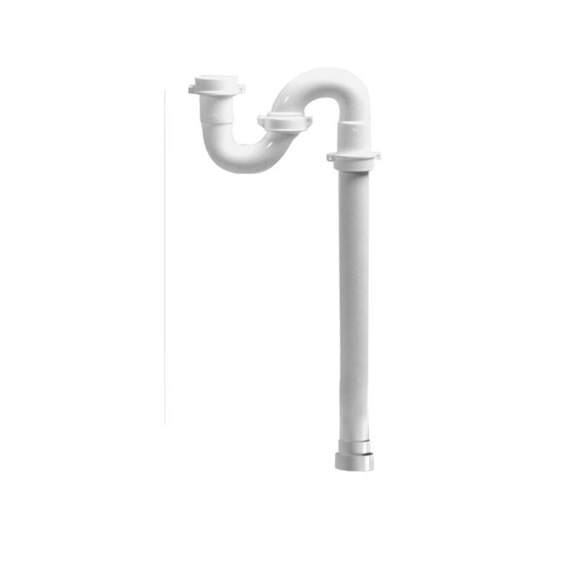 1-1/2" PVC Tubular S-Trap with Adapter