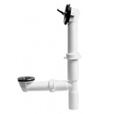 Lift & Turn Tubular Tub Drain, Full Waste Less Test