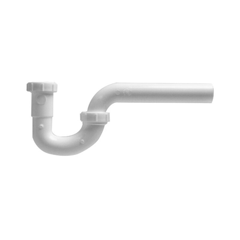 1-1/2" PVC Tubular P-trap with Econo Nuts & ABS Adapter
