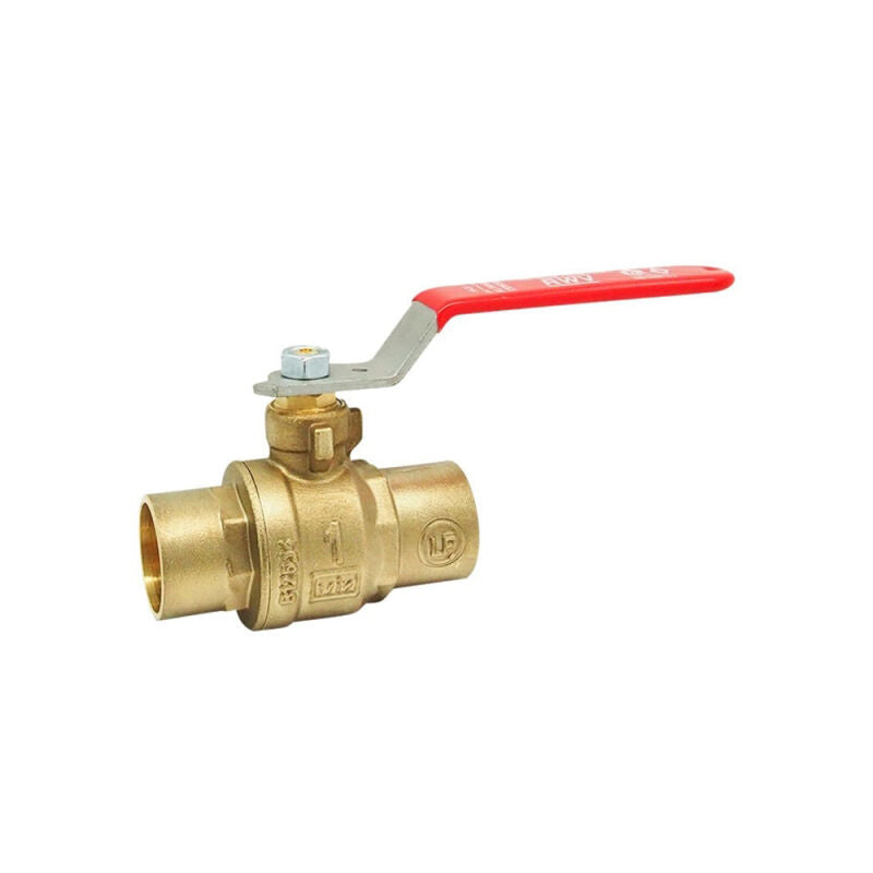 2-1/2" Lead Free* Brass 2-Piece Full Port Ball Valves - Sweat