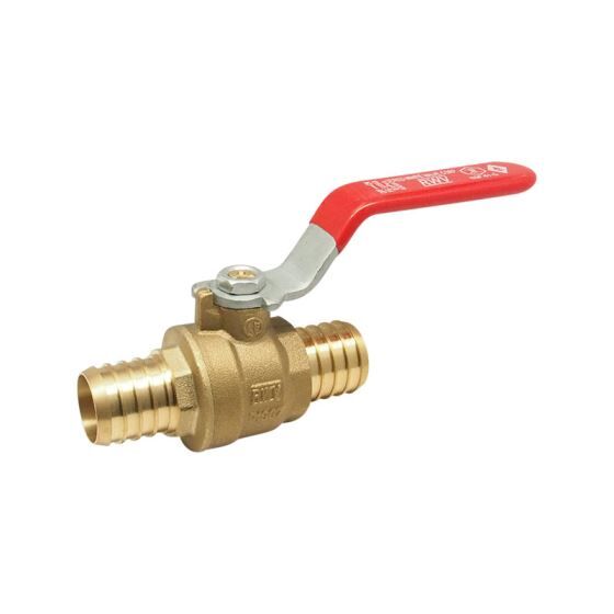 3/4" Lead Free* Brass 2-Piece Regular Port Ball Valves - PEX F1807