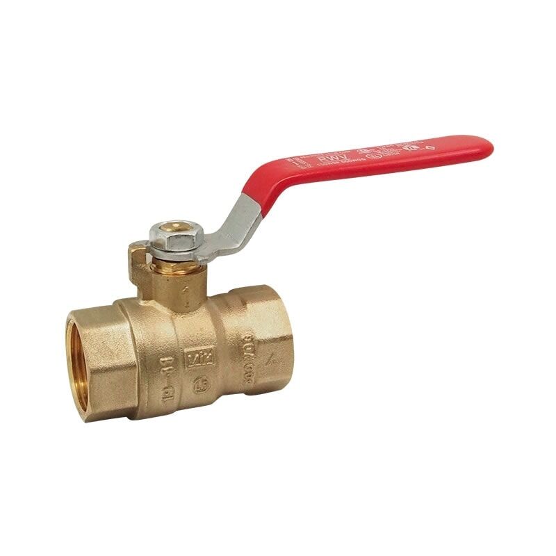 3/8" Lead Free* Brass Economy 2-Piece Full Port Ball Valves - IPS